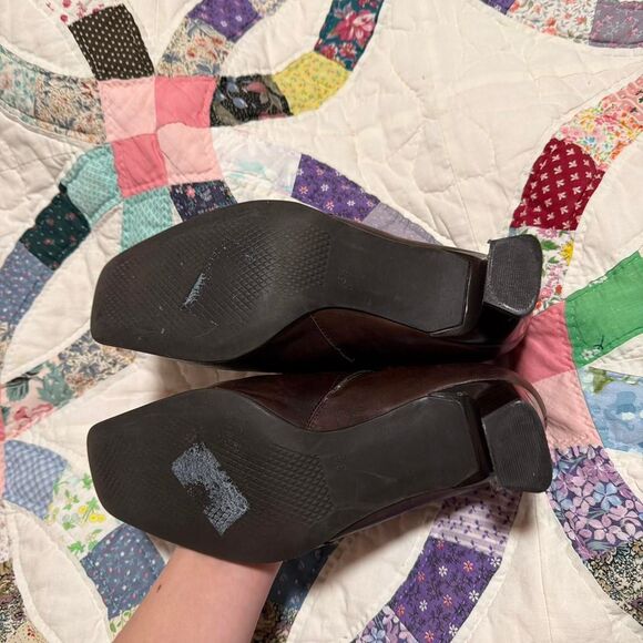 size 7 leather heel fairy booties - Picture 5 of 5